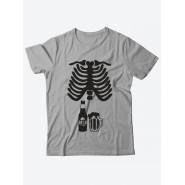 Прикольная футболка с принтом "Скелет" | Мужская оригинальная и стильная футболка