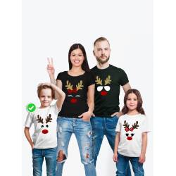 Новогодние футболки для всей семьи
