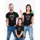 Футболки Family Look для всей семьи с принтом Рождественские олени/Фэмили Лук