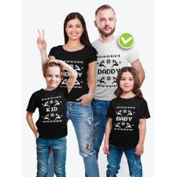 Футболки Family Look для всей семьи Олени и узоры | Футболки Фэмили Лук