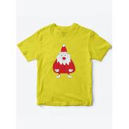 Детская футболка с рисунком Дед Мороз | Футболка для детей с прикольным принтом