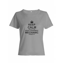 Прикольная футболка с принтом Keep calm and let heave equipment | Оригинальная и стильная футболка