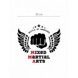 Наклейки на авто с принтом MMA | Стикеры для любых твердых поверхностей, для машин, стекол