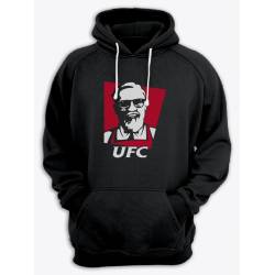 Бойцовская толстовка с капюшоном с принтом "UFC"