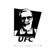 Наклейки на авто с принтом UFC | Стикеры для любых твердых поверхностей, для машин, стекол