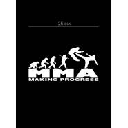 Стикер на машину с изображением Making progress | Наклейки на авто | самоклейка