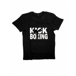 Мужская футболка с прикольным принтом "Kick Boxing"