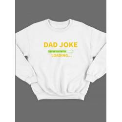 Модный свитшот - толстовка без капюшона с принтом "Dad joke loading"