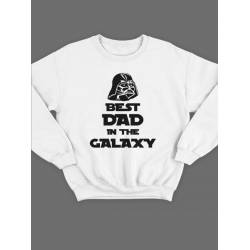 Прикольный свитшот для папы с принтом «Best dad» / Модная толстовка для лучшего папы.