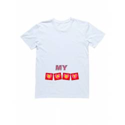 Футболка женская рисунок для беременных