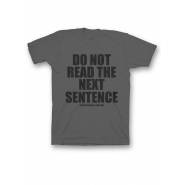Футболка с прикольной надписью «Do not read»/Оригинальная, модная мужская с принтом.