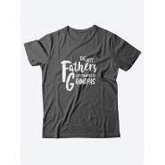 Футболка с прикольной надписью «The best fathers»/Оригинальная, модная мужская с принтом.