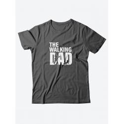 Мужская футболка с забавным принтом и смешной надписью The walking dad/для папы