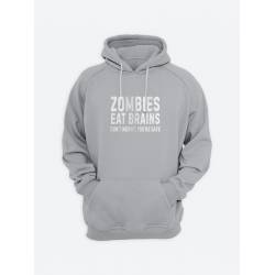 Мужская толстовка с капюшоном с принтом "Zombies"