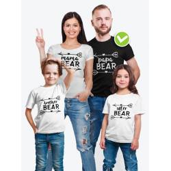 Парные футболки для всей семьи "Bear family" / Модный Фэмили Лук