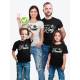 Футболка Family Look для всей семьи с принтом "King / Queen / Prince / Princess"