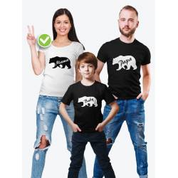Семейные футболки с классным текстом Bear / Классная семейная одежда