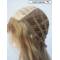 длинный парик из натуральных волос с челкой 100112/26 Mono (русый с мелированием)