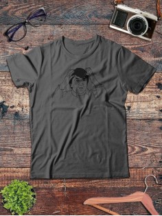 Футболка мужская хлопок оверсайз с принтом унисекс базовая однотонная спортивная с коротким рукавом