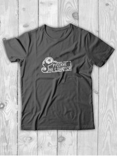 Футболка мужская хлопок оверсайз с принтом унисекс базовая однотонная спортивная с коротким рукавом