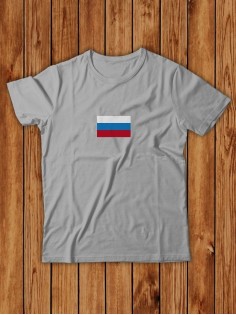 Мужская футболка с прикольным принтом "Я Русский"