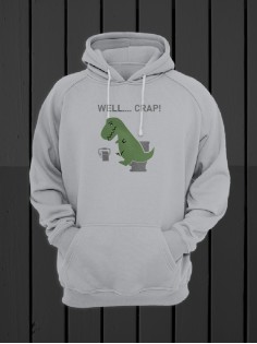 Прикольная мужская толстовка с капюшоном - худи с принтом "Brazzers организация кастингов"