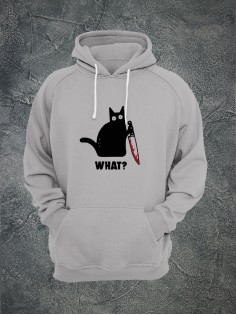 Прикольная мужская толстовка с капюшоном - худи с принтом "Brazzers организация кастингов"