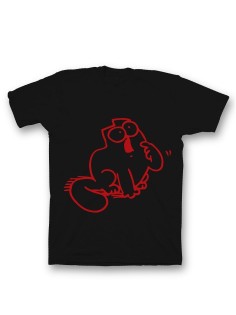 Мужская футболка с прикольным принтом "SimonsCat"