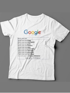 Мужская футболка с прикольным принтом "Google"