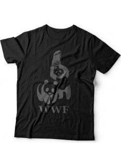 Мужская футболка с прикольным принтом "WWF"