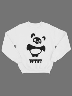 Модный свитшот - толстовка без капюшона с принтом "WTF Vinney"