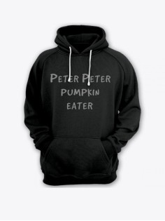 Мужская толстовка с капюшоном с принтом «Peter» / Худи с прикольной надписью.