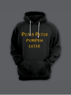 Мужская толстовка с капюшоном с принтом «Peter» / Худи с прикольной надписью.
