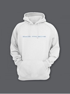 Мужская толстовка с капюшоном с принтом «Будь prosсhe» / Худи с прикольной надписью.