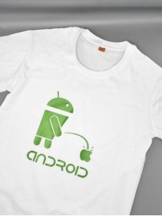 Футболка мужская белая с принтом