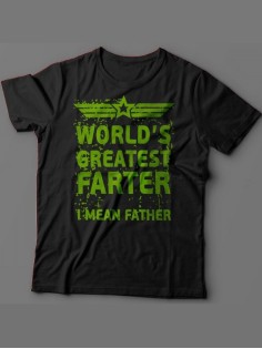 Футболка с прикольной надписью «Worlds greatest»/Оригинальная, модная мужская с принтом.