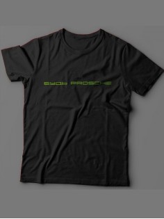 Мужская футболка с прикольным принтом "Будь prosche"