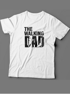 Мужская футболка с прикольным принтом "Walking dad"