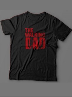 Мужская футболка с прикольным принтом "Walking dad"