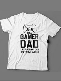 Футболка с прикольной надписью «I'm a gamer»/Оригинальная, модная мужская с принтом.