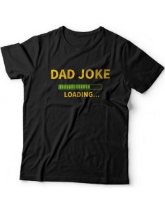 Прикольная футболка для папы с надписью «Dad joke»/Модная самому лучшему папе с рисунком.