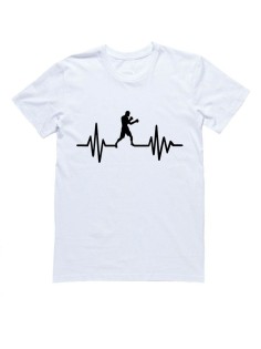 Мужская футболка с прикольным принтом "Кардиобоксер"