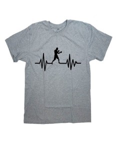 Мужская футболка с прикольным принтом "Кардиобоксер"