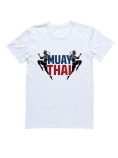 Мужская футболка с прикольным принтом "Muai Thai"