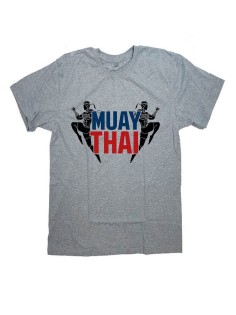 Мужская футболка с прикольным принтом "Muai Thai"