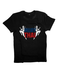 Мужская футболка с прикольным принтом "Muai Thai"