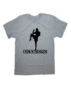 Мужская футболка с прикольным принтом "Kickboxing"