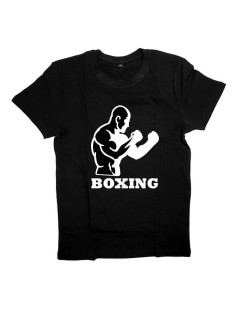 Футболка с прикольной надписью «Boxing»/Оригинальная, модная мужская с принтом.