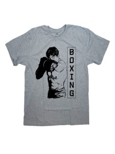 Футболка с прикольной надписью «Boxing»/Оригинальная, модная мужская с принтом.