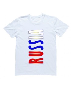 Мужская футболка с прикольным принтом "Россия"